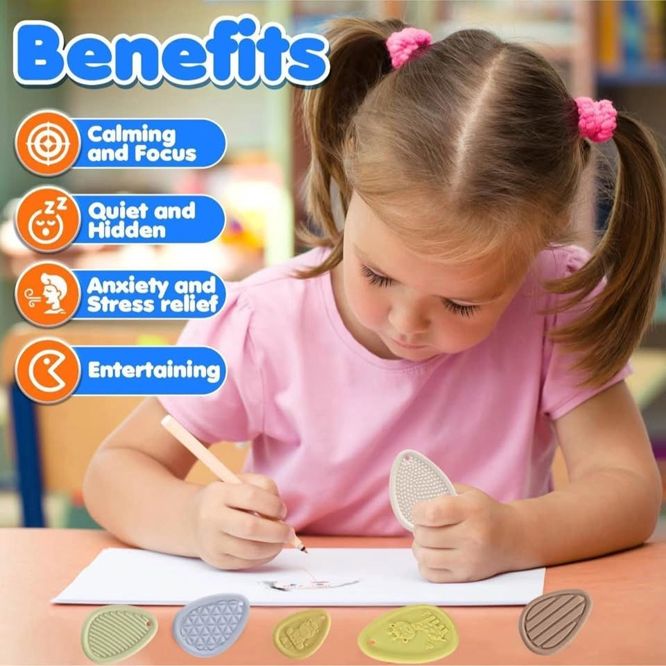🌿 Fidget Sensory Stones – 6 Pack (Adults & Kids 5+) - photo 4
