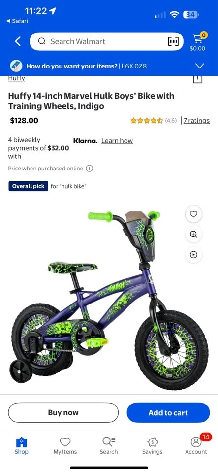 Hulk Smash 14 inch Bike - photo 3