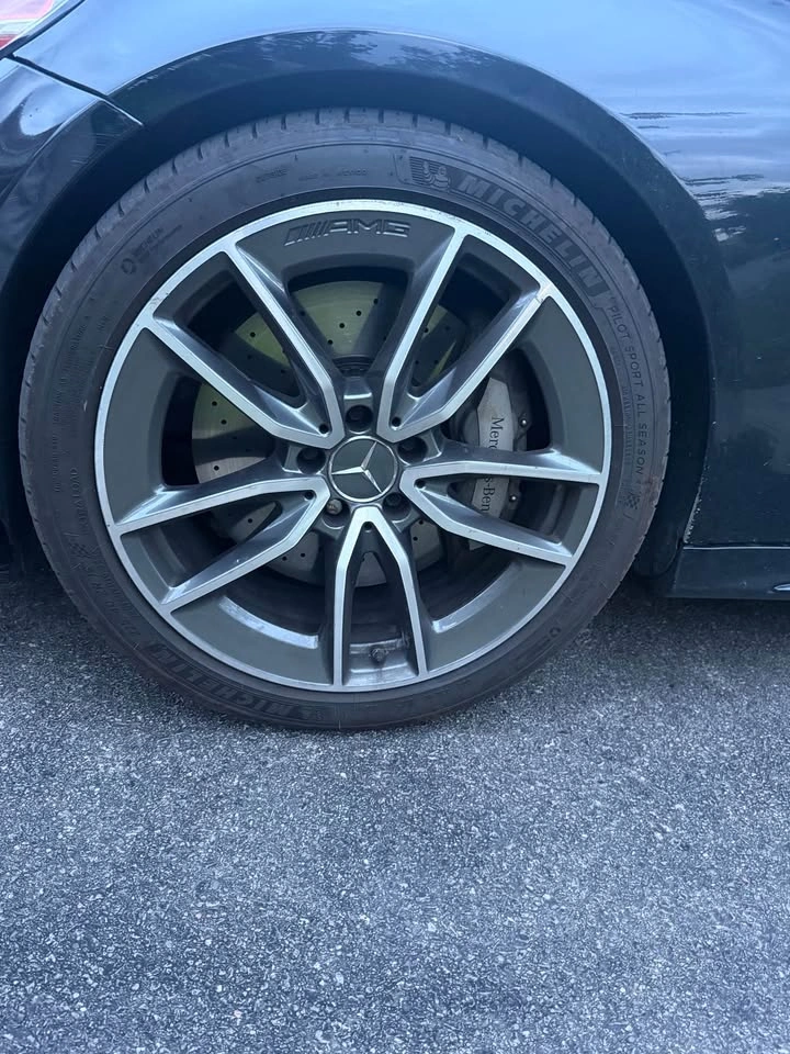 19" AMG OEM Wheels with Michelin Pilot Sport All Season 4 Tires - photo 2