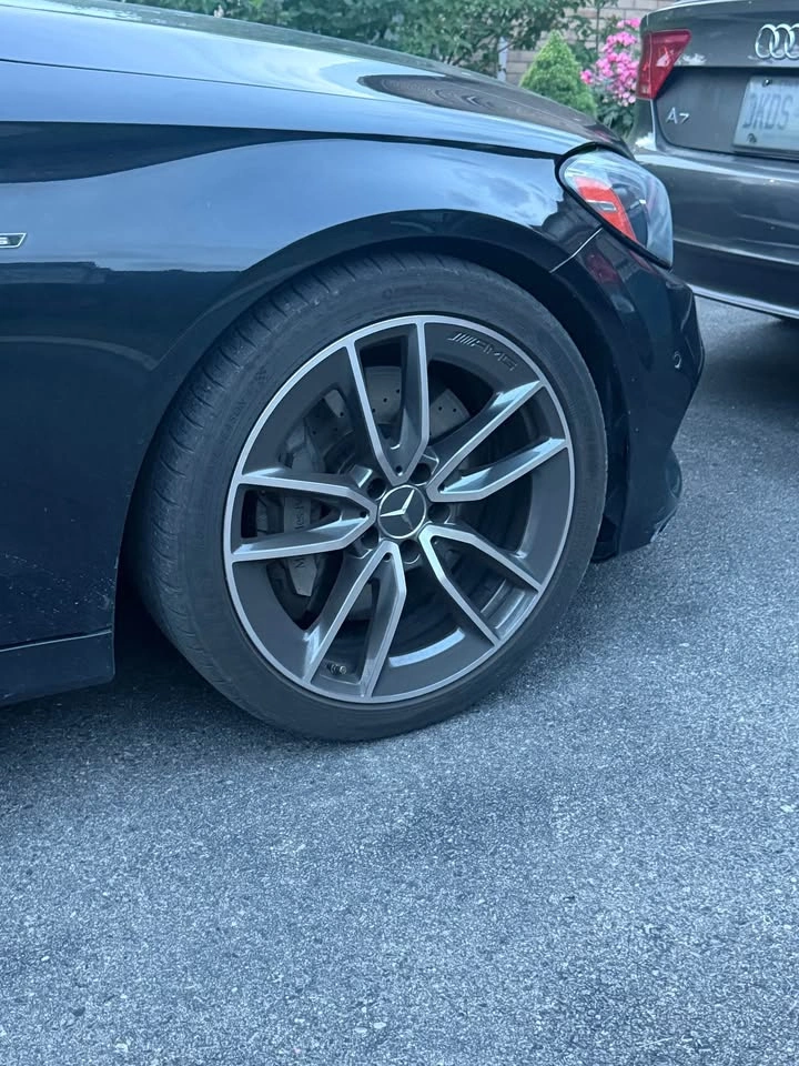 19" AMG OEM Wheels with Michelin Pilot Sport All Season 4 Tires - photo 3