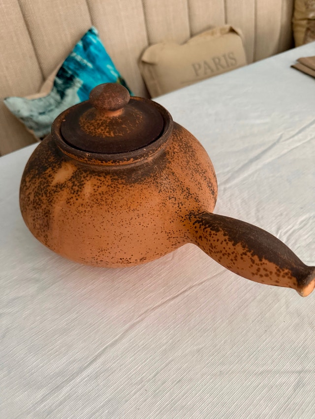Thomas Baker Kartoffelfeuer Clay Potato Fire Lidded Pot