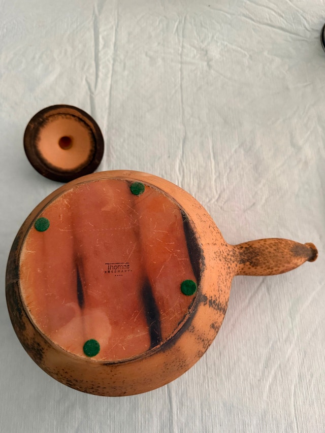 Thomas Baker Kartoffelfeuer Clay Potato Fire Lidded Pot - photo 3
