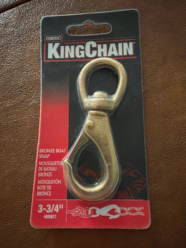 Mibro KingChain 3-3/4 inch Bronze Boat Snap