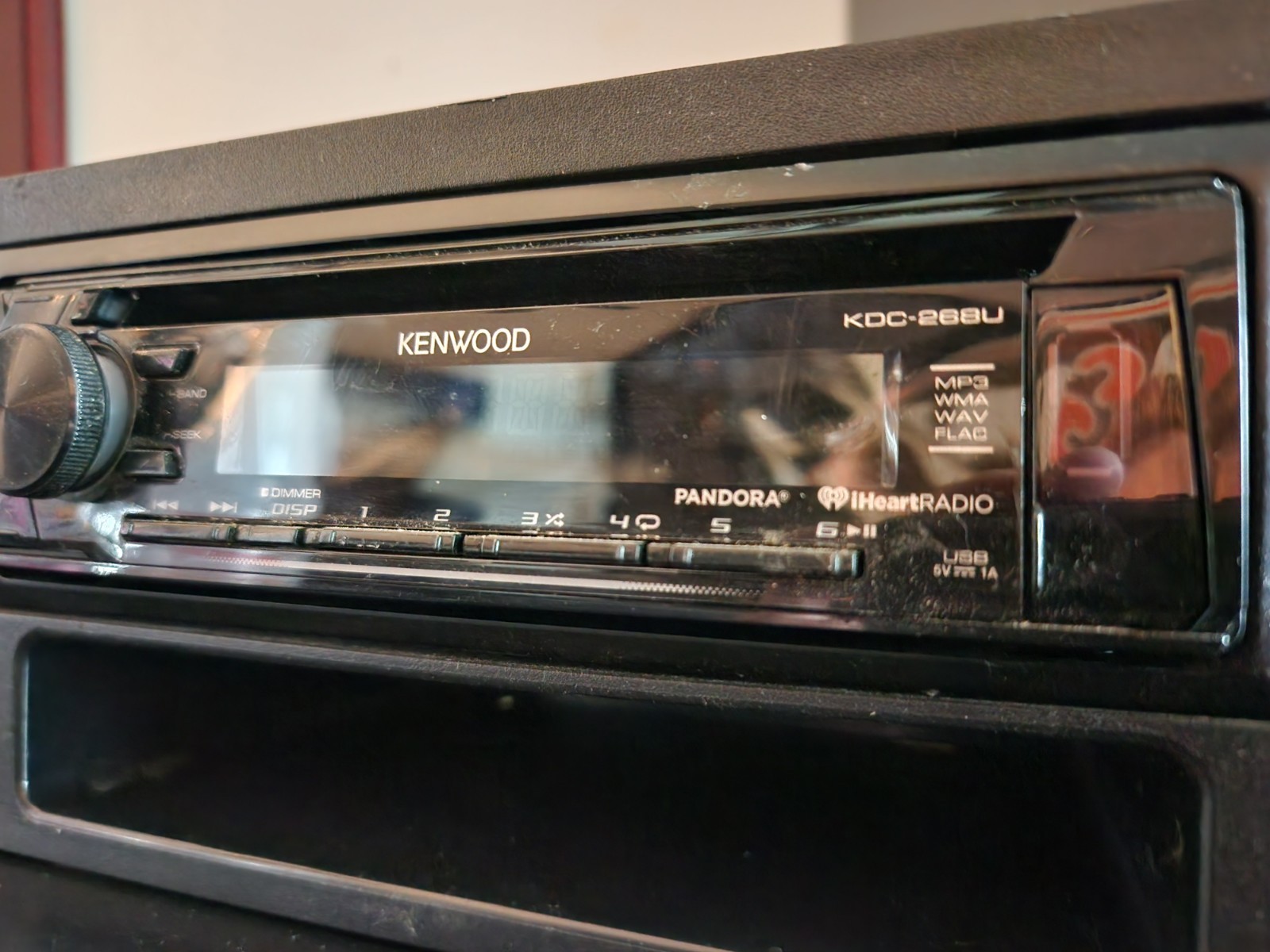 Kenwood KDC-268U CD AM FM Player with GM Dash Kit - photo 4