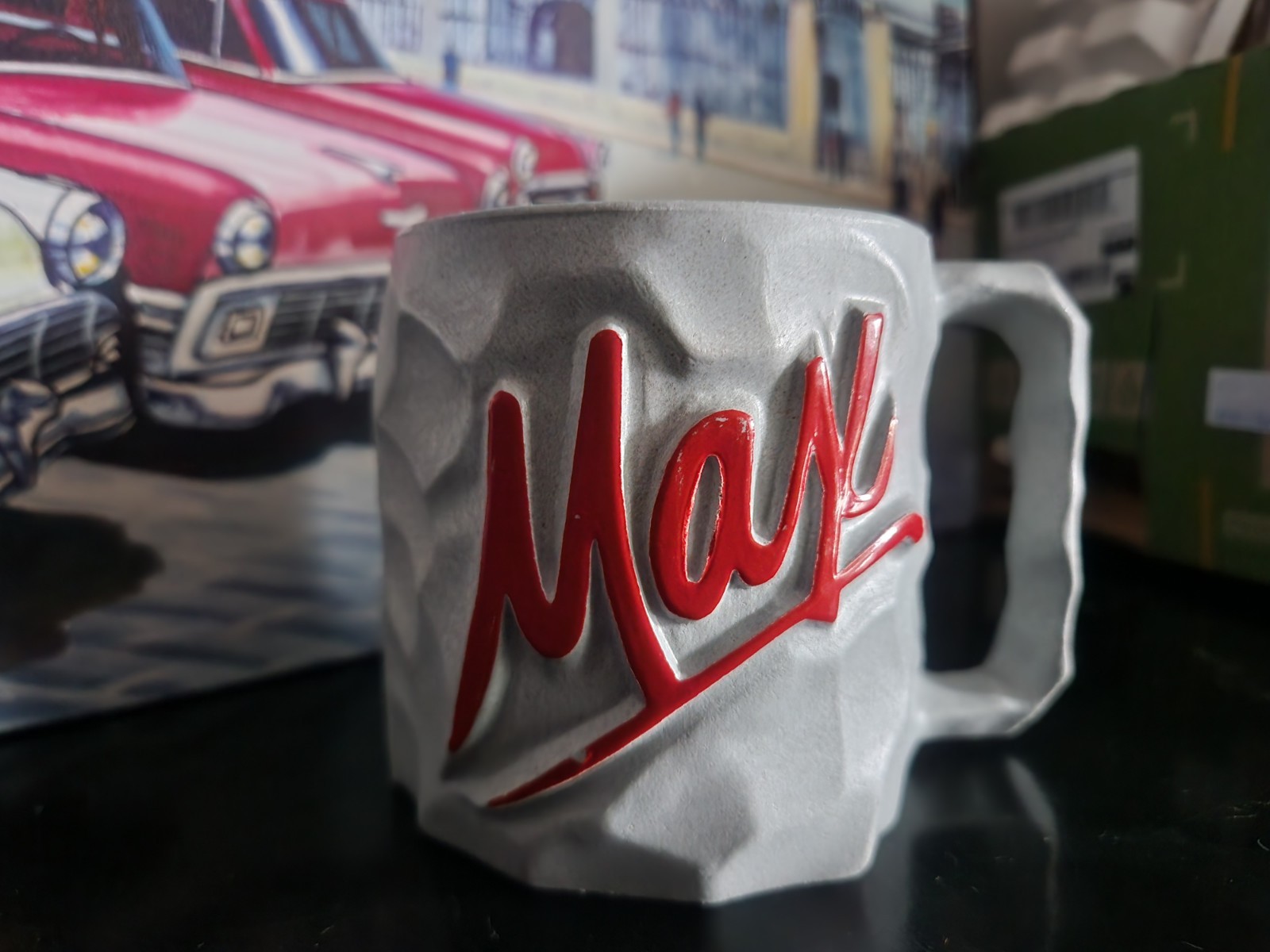 Maxwell House "MAX" Flintstones Cups Mugs. Yabba Dabba Do