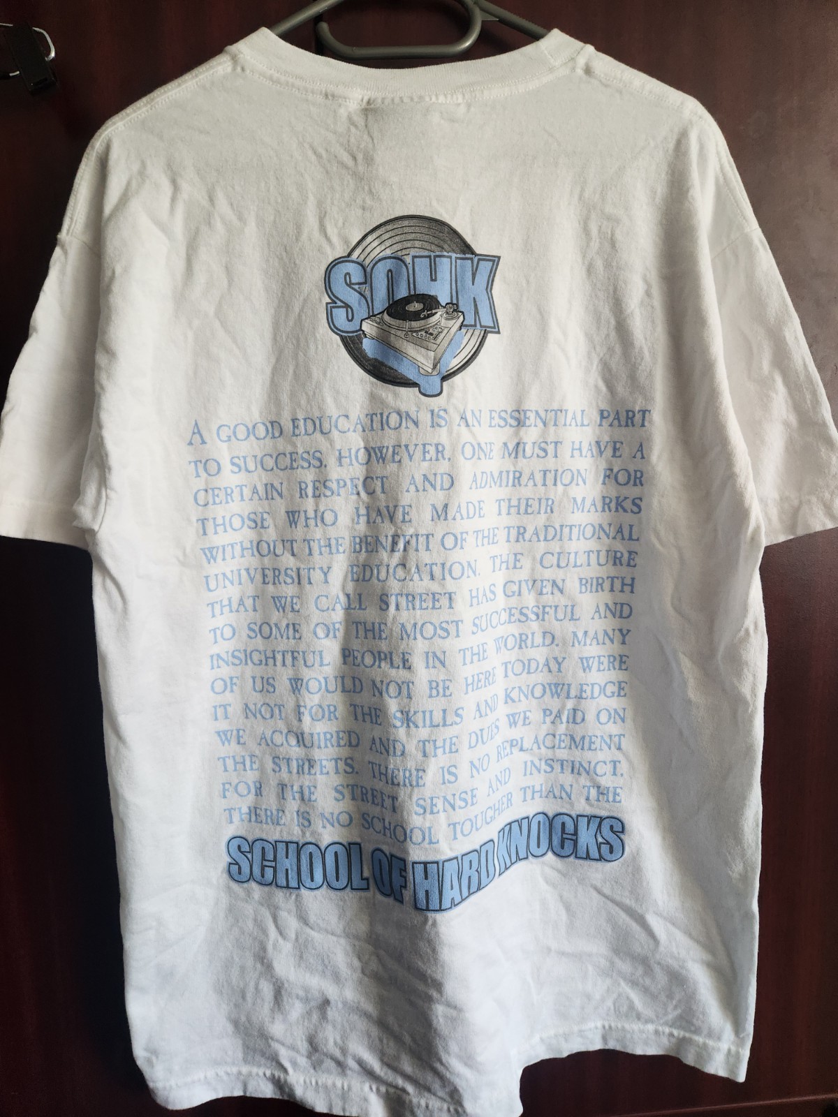 School Of Hard Knocks XXXLG Men’s T-Shirt Made In USA Y2K - photo 5