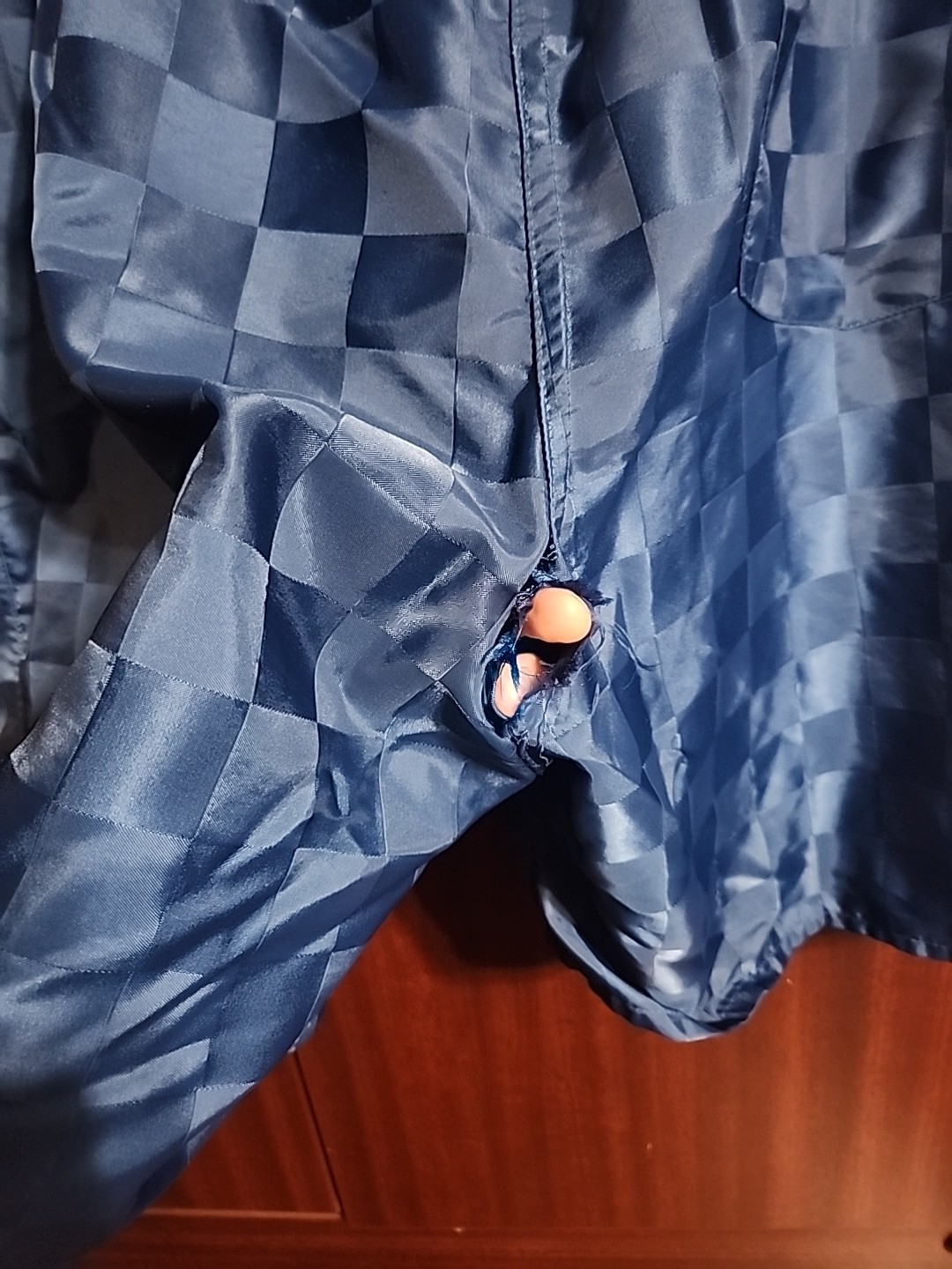 VTG UMBRO CHECKERBOARD UNISEX SHORTS Large BLUE - photo 5