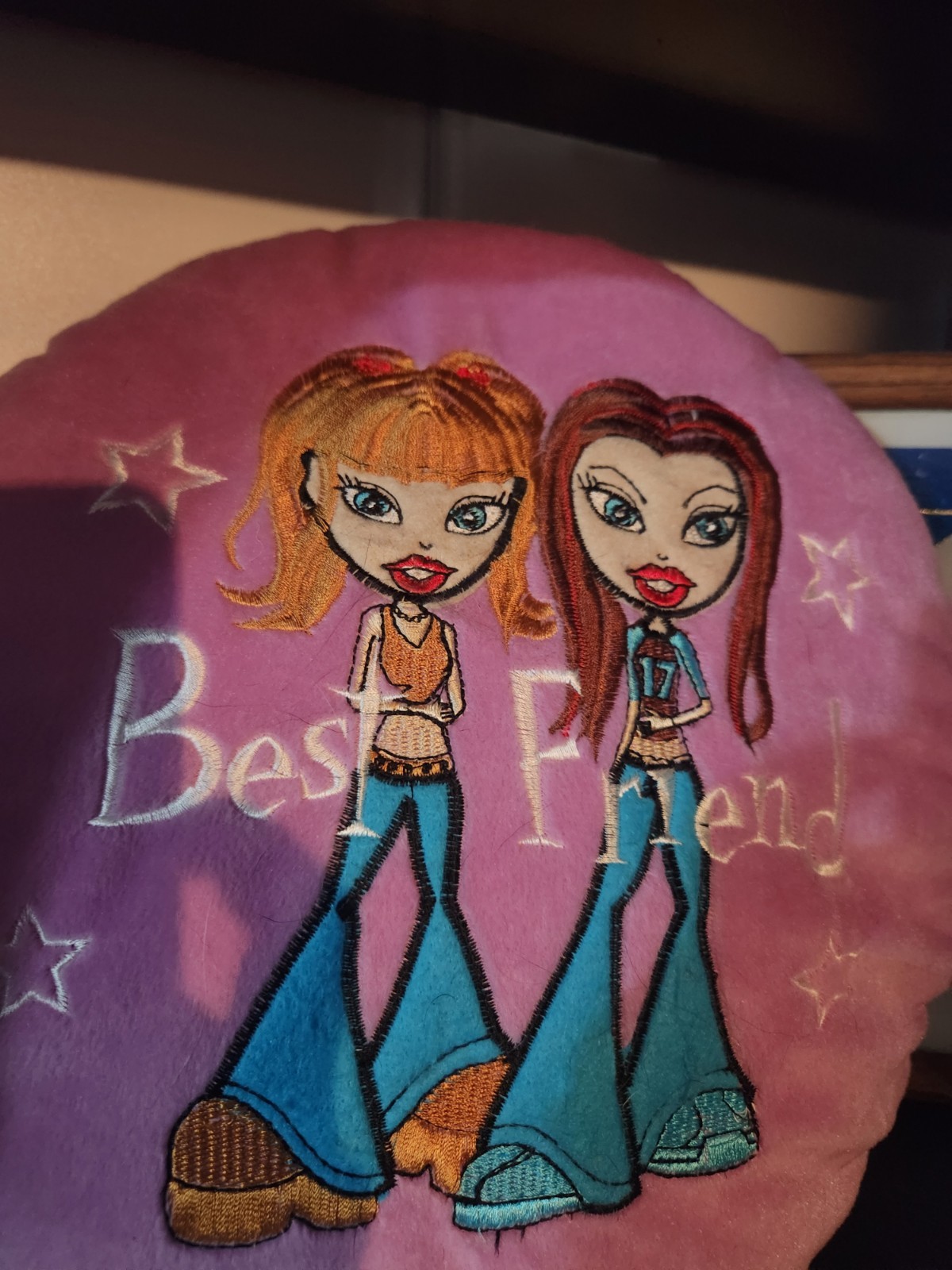 Vtg Bratz Nighty Nite Pillow Y2k 2003 Pink Plush - photo 2