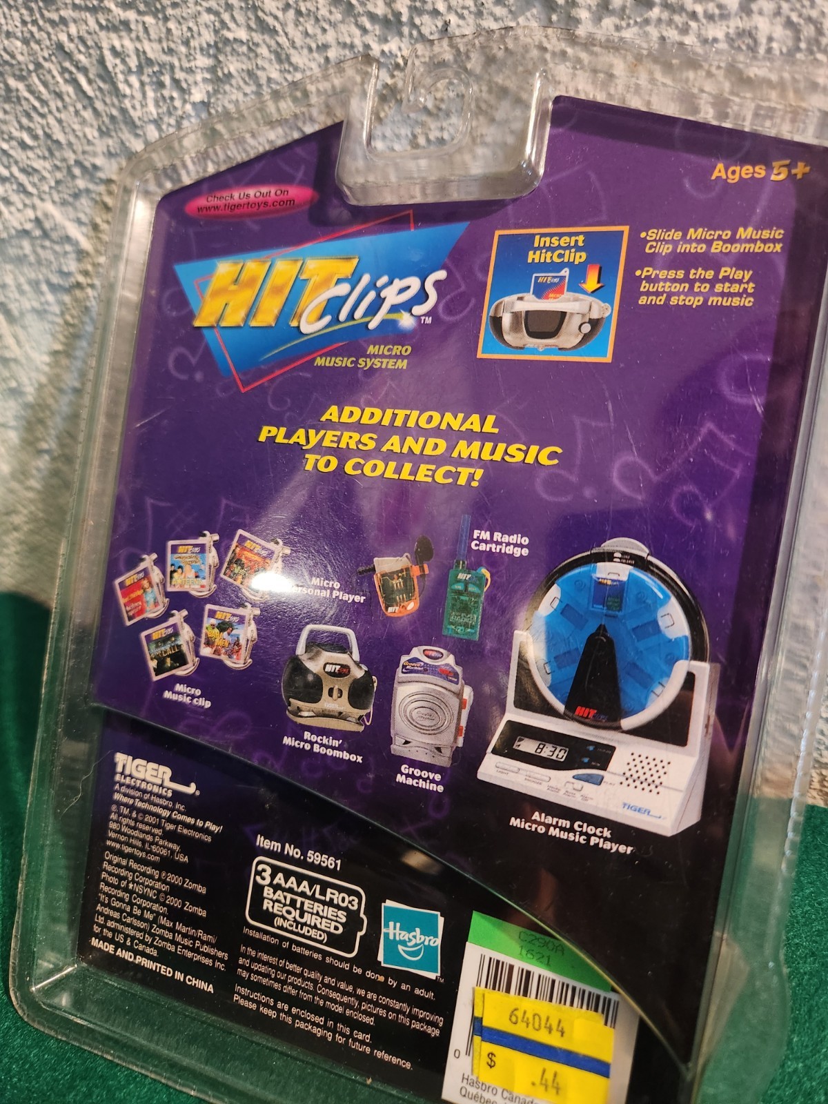 NEW SEALED Hit Clips Rockin' Micro Boombox Vintage Tiger - photo 4