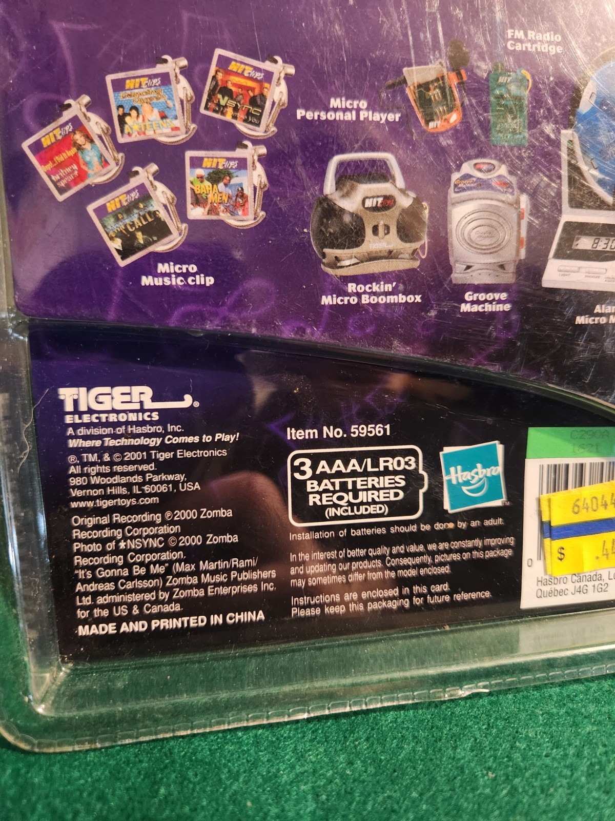NEW SEALED Hit Clips Rockin' Micro Boombox Vintage Tiger - photo 5