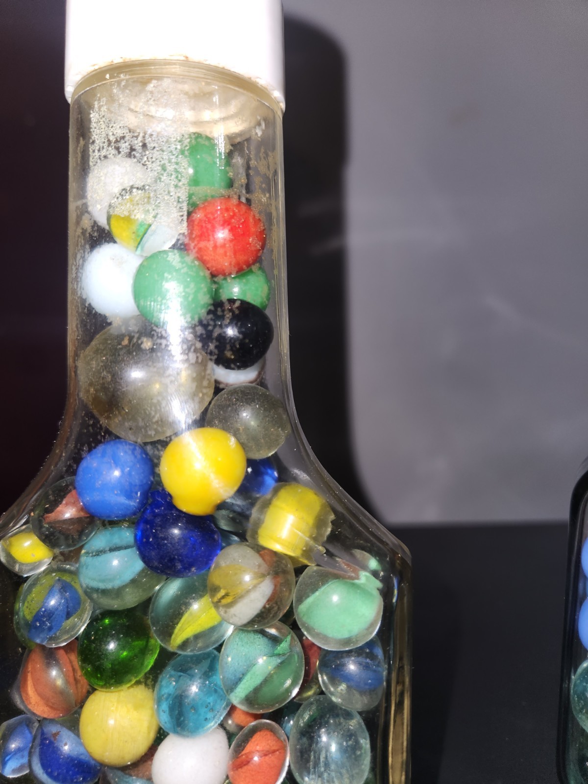 Vintage Glass Marble Lot – Cat’s Eye, Opaque & Clear Marbles - photo 3