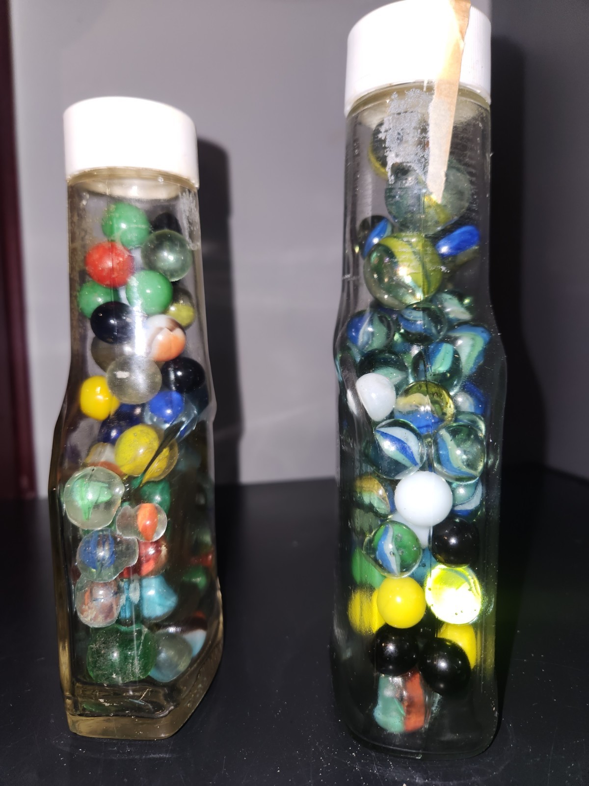 Vintage Glass Marble Lot – Cat’s Eye, Opaque & Clear Marbles - photo 4