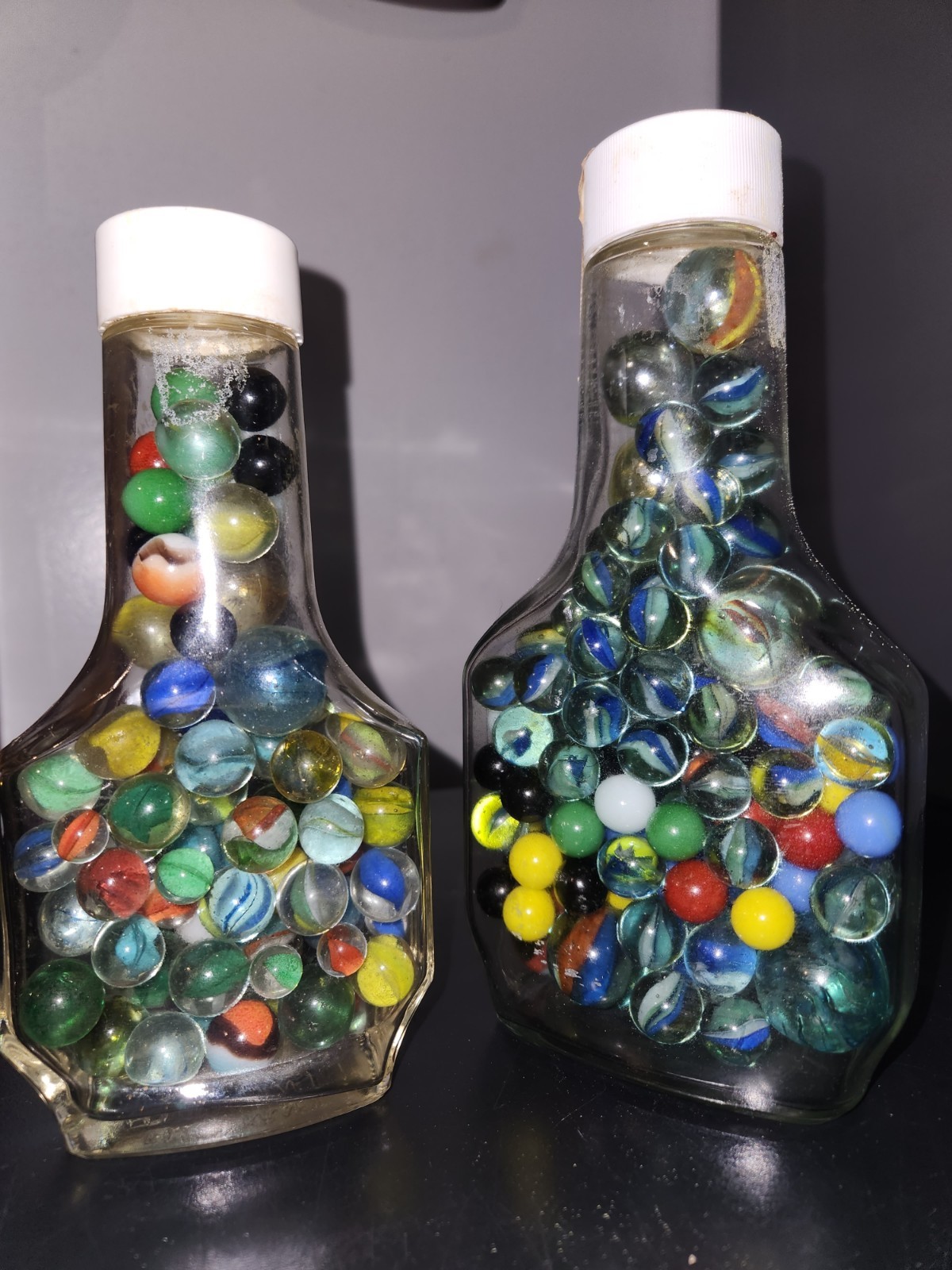 Vintage Glass Marble Lot – Cat’s Eye, Opaque & Clear Marbles - photo 5