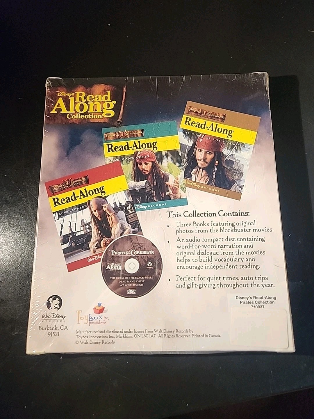 Disney Pirates Of The Caribbean Read Along Audio CD & Books 2006 - photo 2