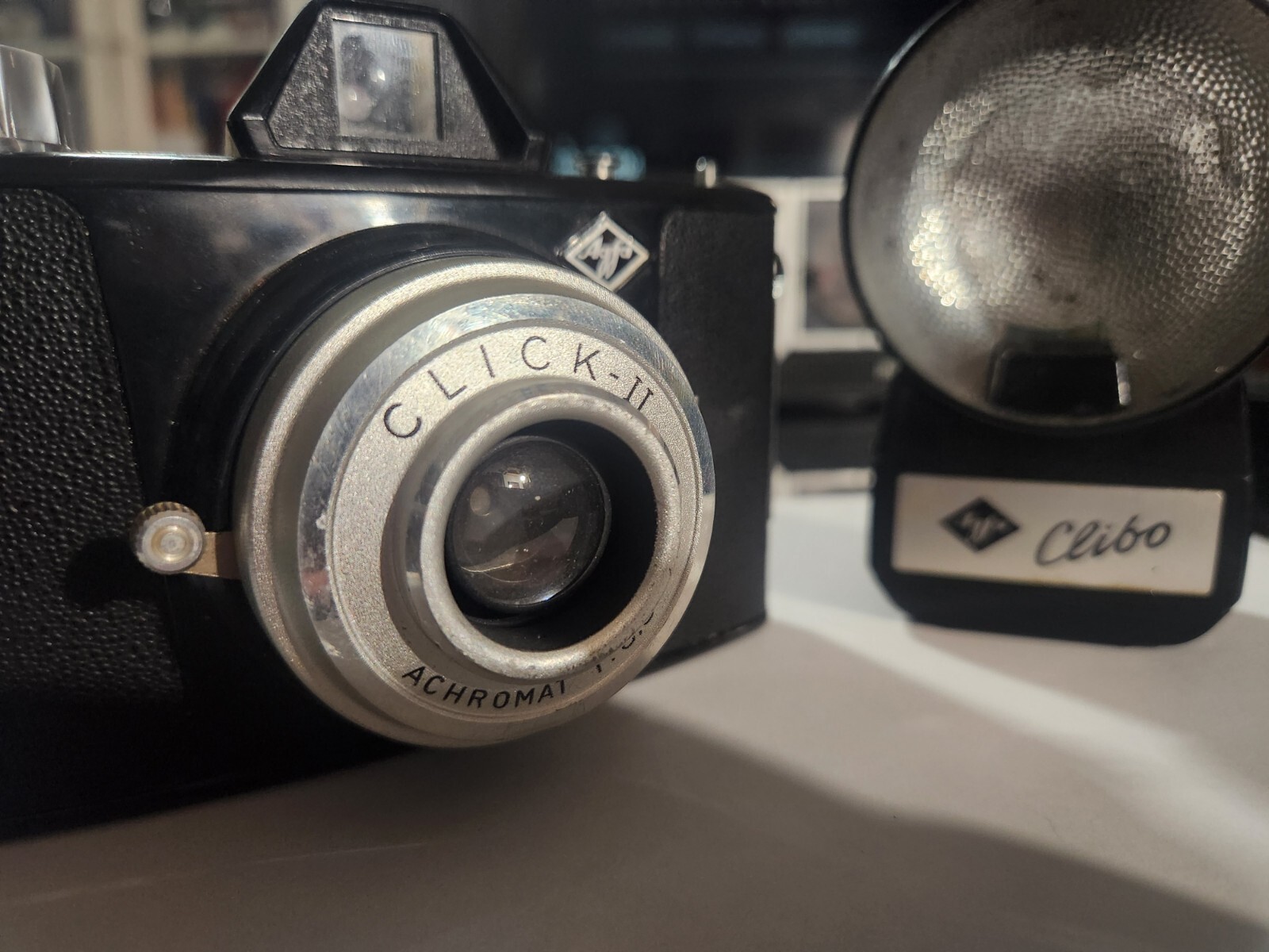 Agfa Click II Compact Camera - Achromatic Lens 1:8,8 Rare Case