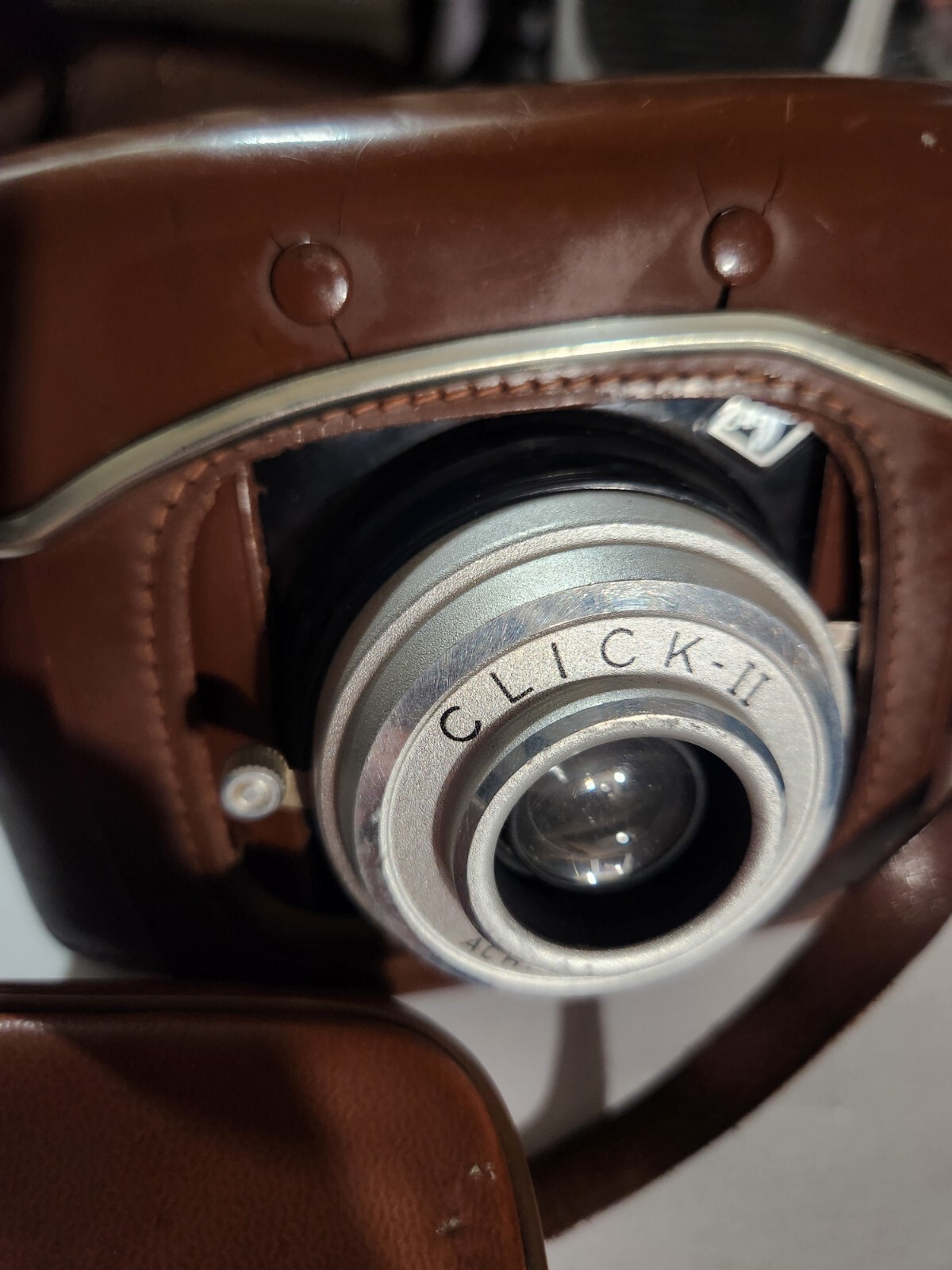 Agfa Click II Compact Camera - Achromatic Lens 1:8,8 Rare Case - photo 2