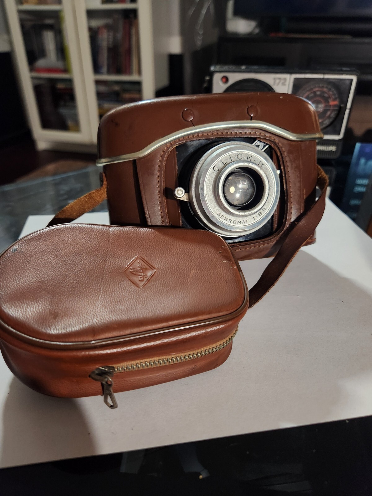 Agfa Click II Compact Camera - Achromatic Lens 1:8,8 Rare Case - photo 5