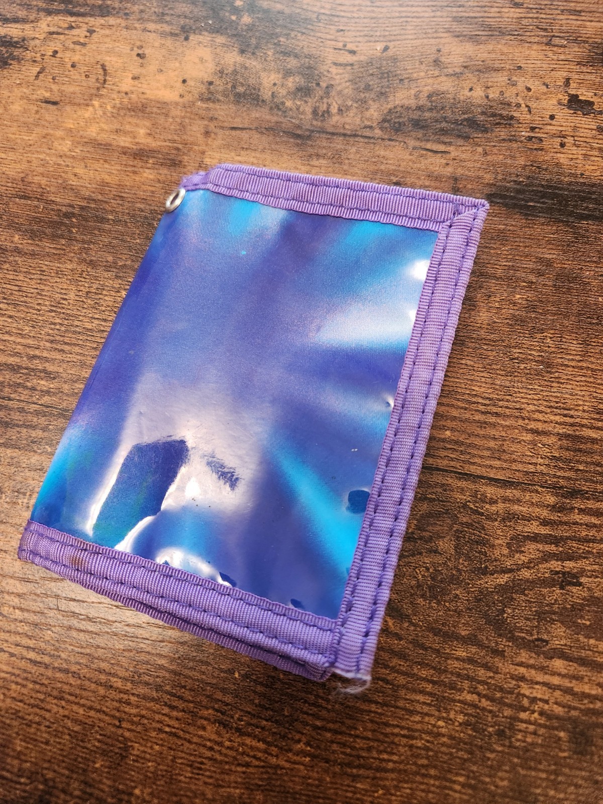 Vintage Yu Gi Oh Trifold Wallet Retro Anime Purple 1996 - photo 2