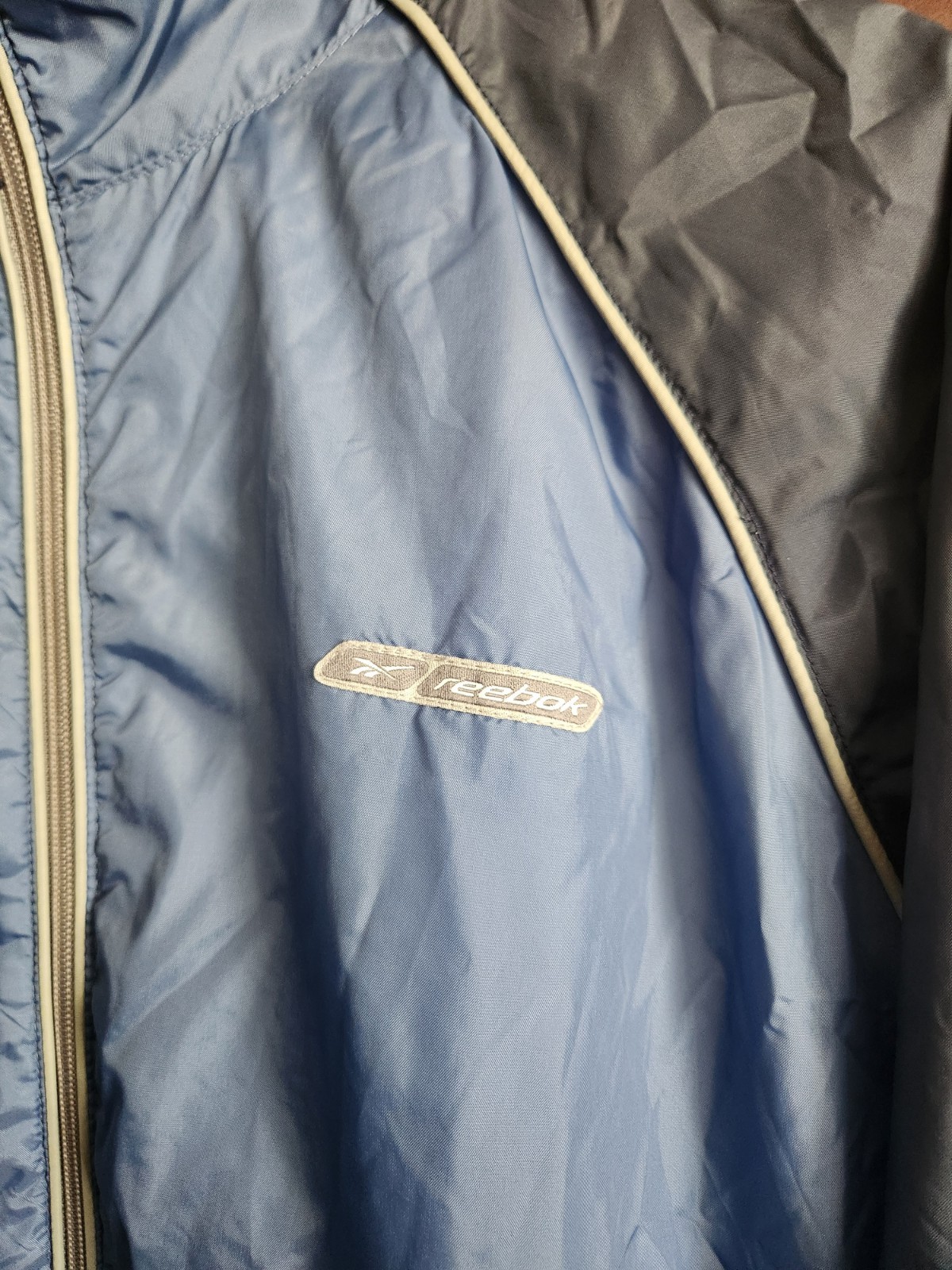 Vintage Reebok Jacket Men XLARGE Navy Windbreaker - photo 2