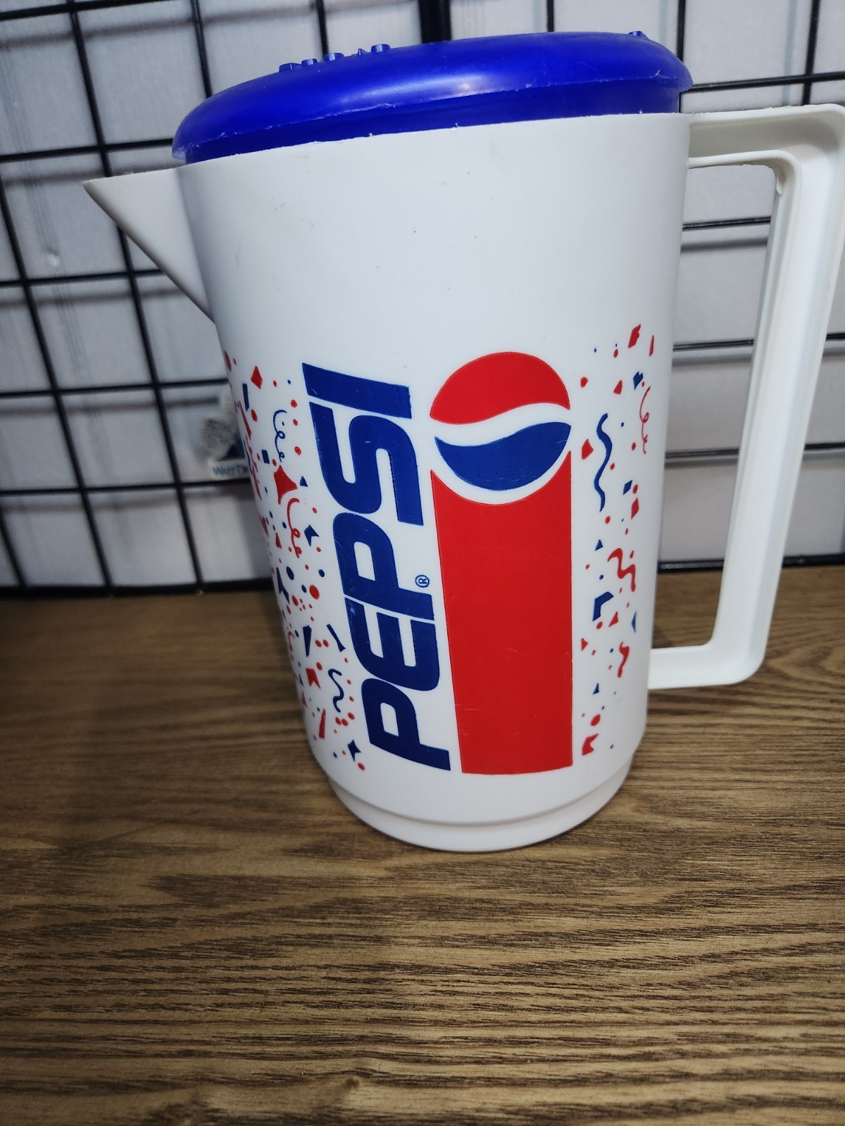 VINTAGE BONANZA Steakhouse Pepsi Cola White Plastic Soda Pop Rar