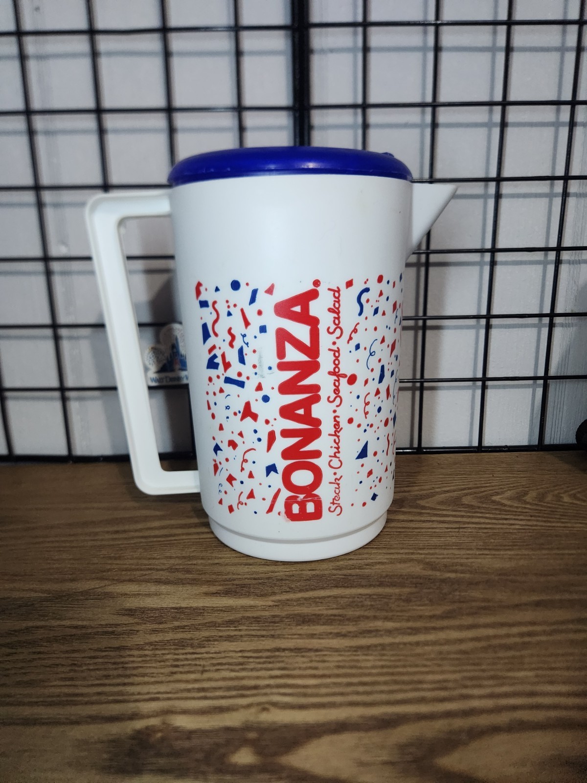 VINTAGE BONANZA Steakhouse Pepsi Cola White Plastic Soda Pop Rar - photo 2