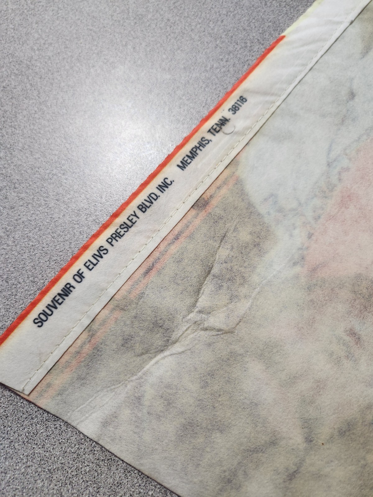 Vintage Elvis Presley Graceland Memphis Tennessee Pennant - photo 5