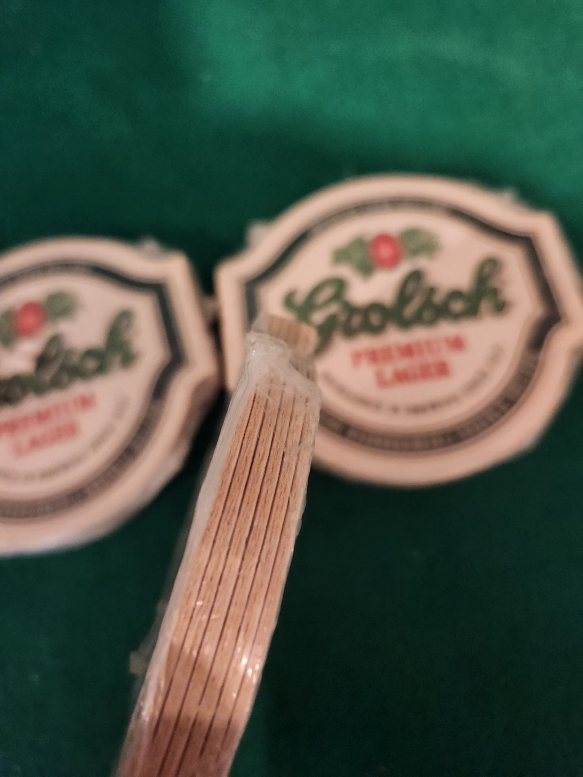 Vintage Grolsch Premium Lager Beer Coasters – 3 Sealed Packs - photo 4