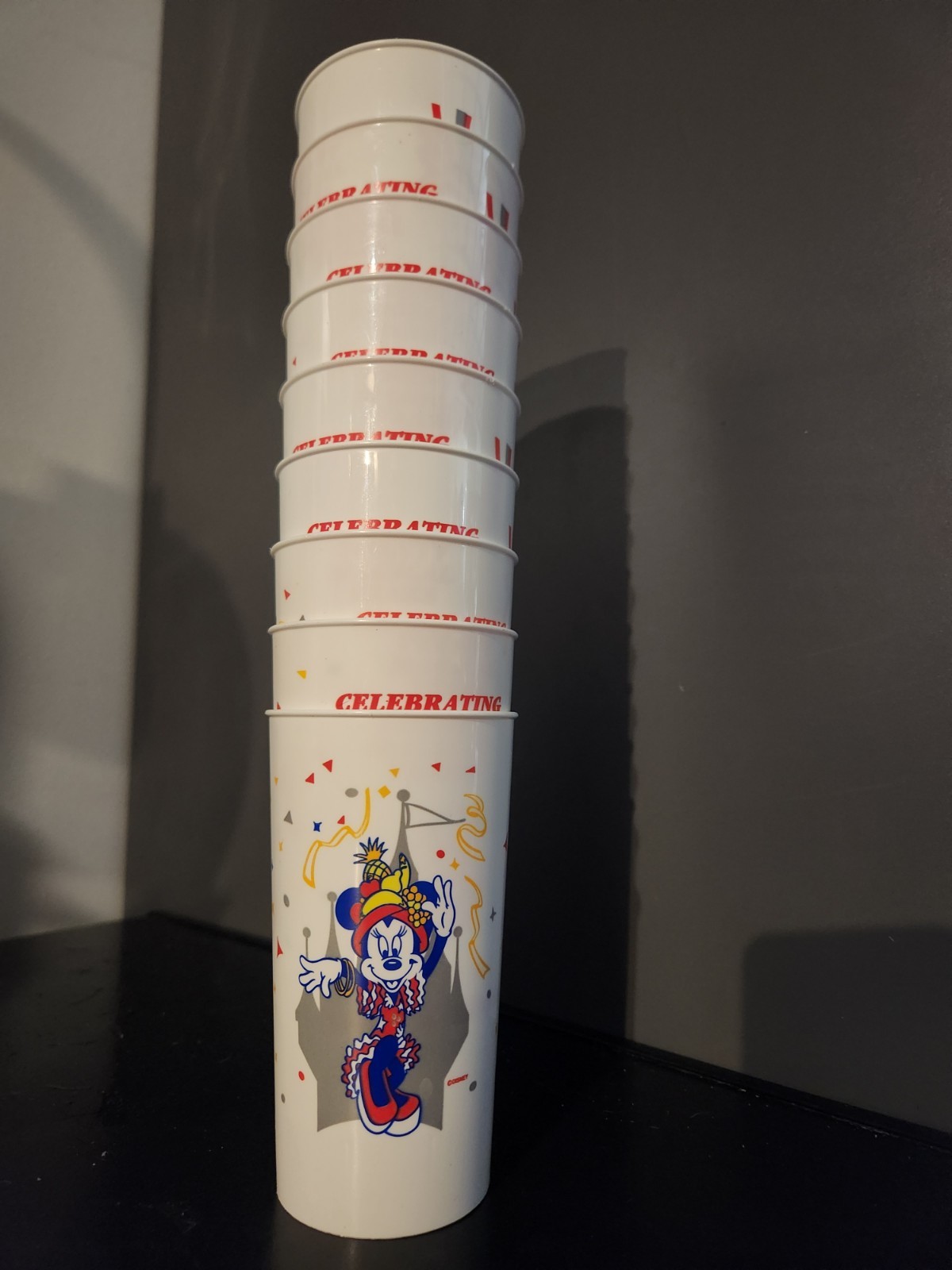Lot of 1990s Coca-Cola Classic Disney Minnie Mouse Plastic Cups