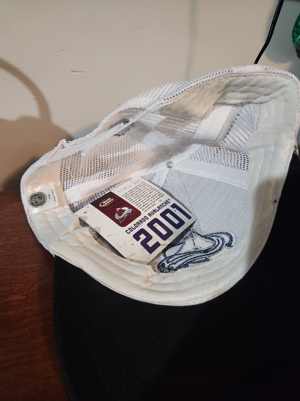 Colorado Avalanche Trucker Hat Stanley Cup 2001 Winner Rare - photo 4