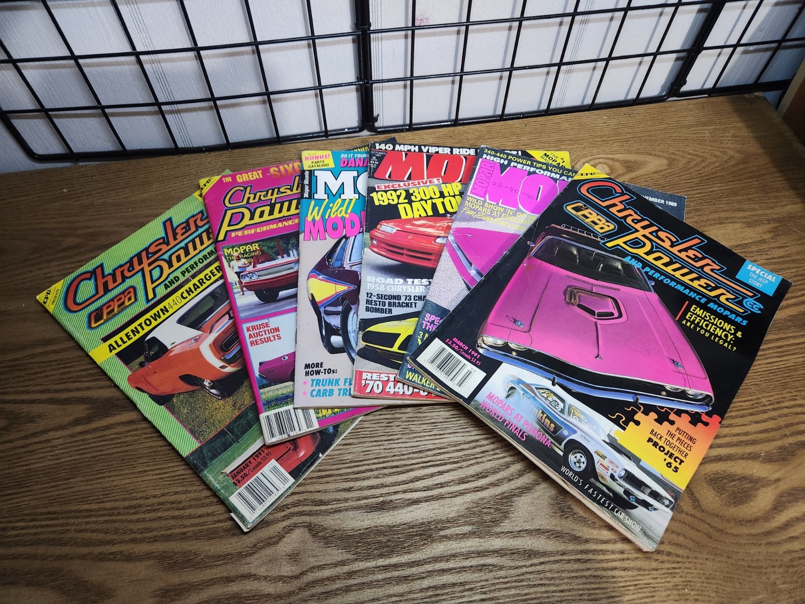 COLLECTION OF HIGH PERFORMANCE MOPAR MAGAZINES And Other Car Mag