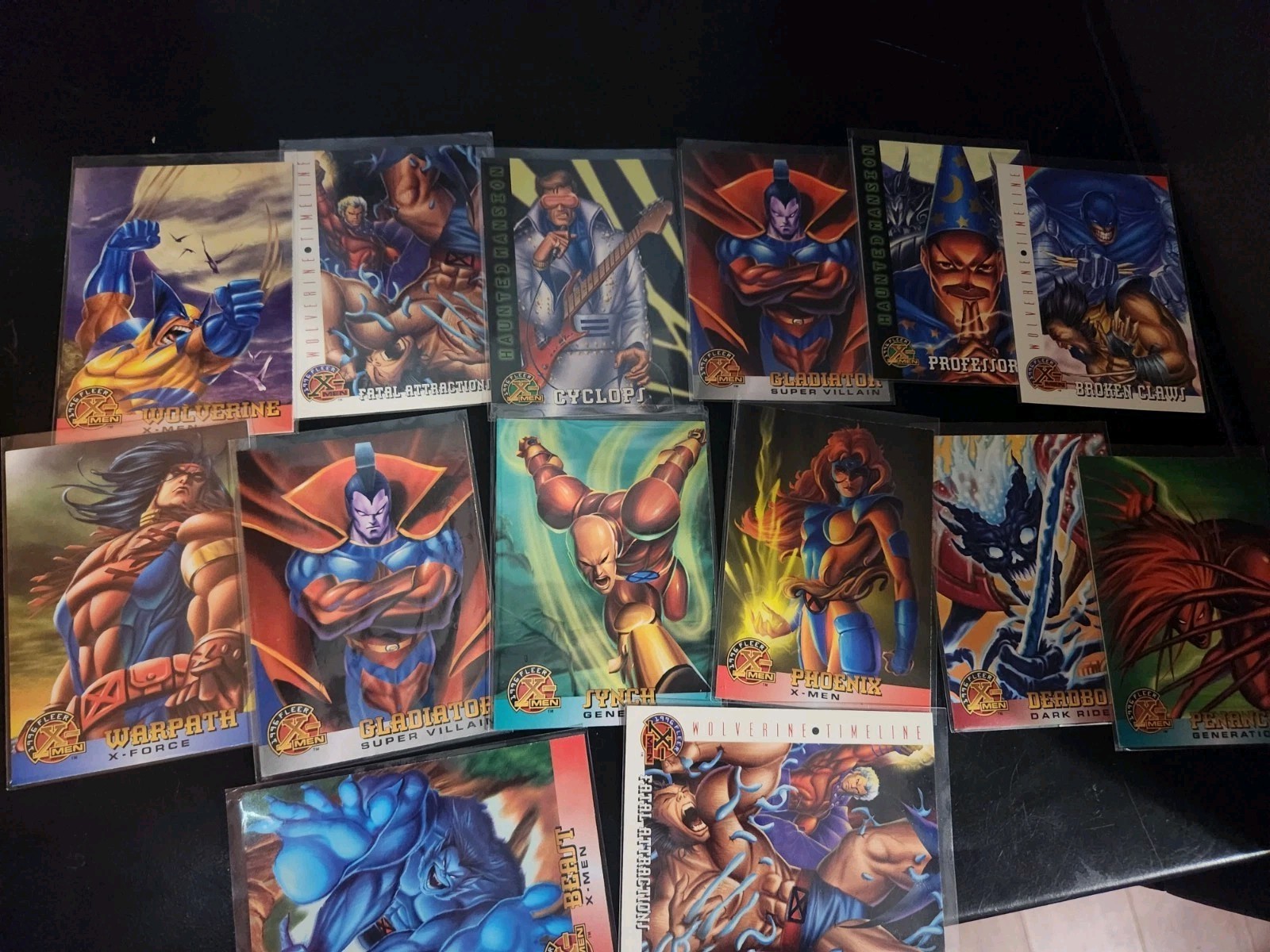 Vintage Fleer X-Men 14 WOLVERINE Marvel Trading Card