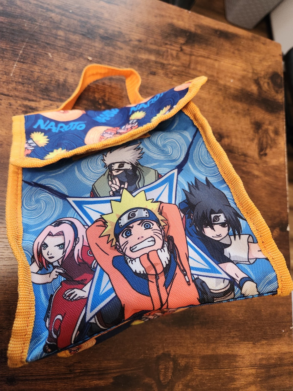 Naruto Shippuden Vintage 2002 Lunch Bag Box Bioworld Rare
