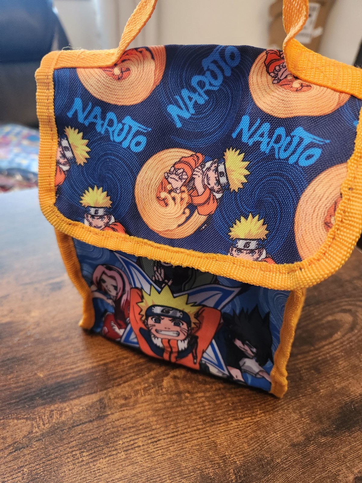 Naruto Shippuden Vintage 2002 Lunch Bag Box Bioworld Rare - photo 3