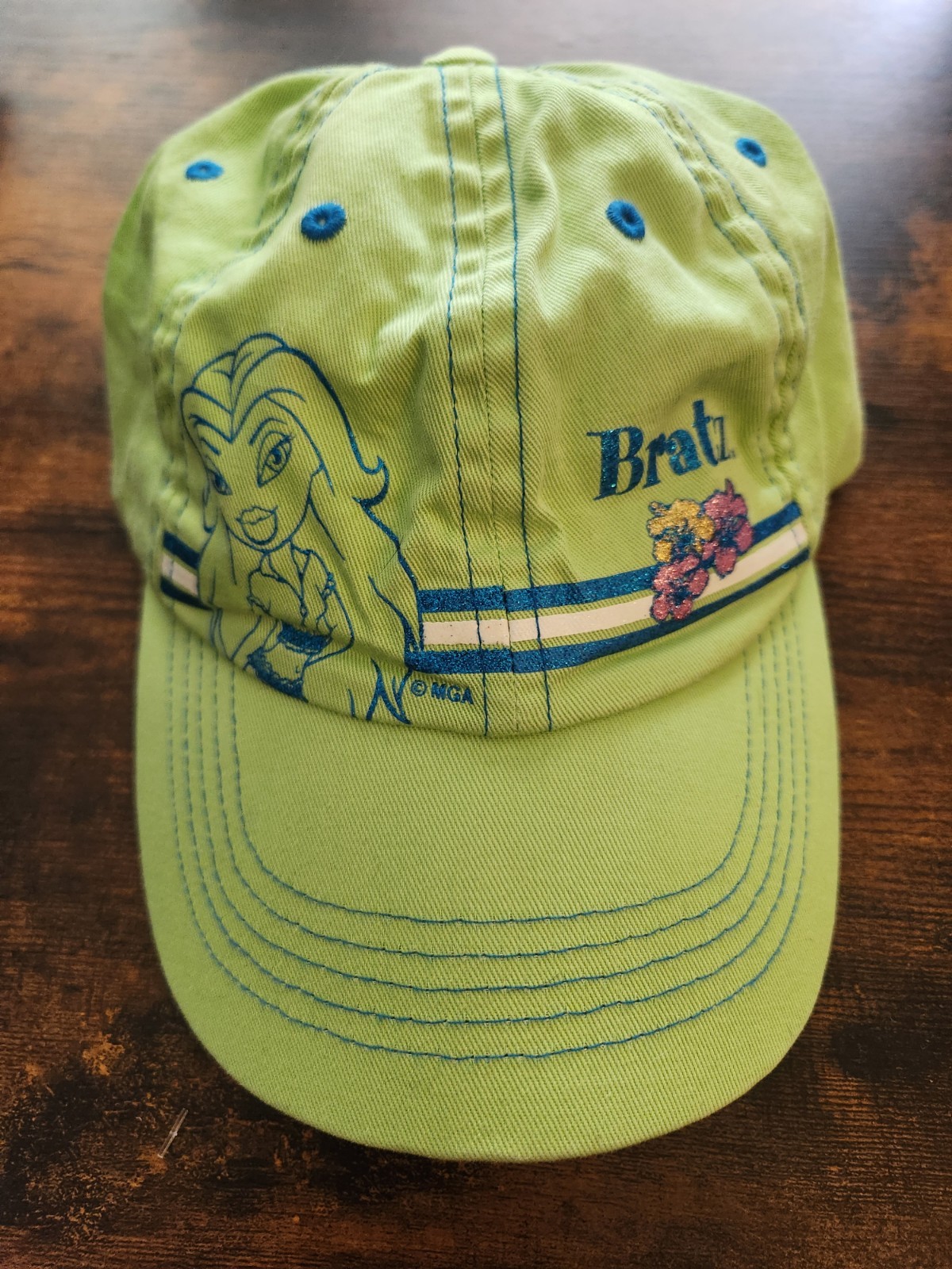 Bratz Rock Angelz Roses Embellished Kid's Baseball Cap 2000s