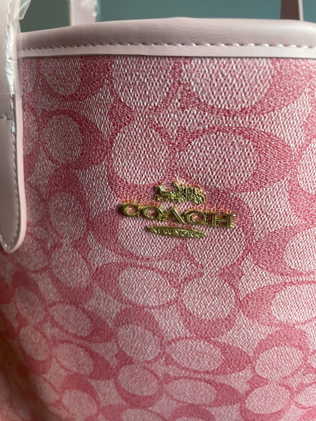 Pink Coach Tote - photo 2