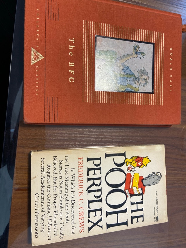 Roald Dahl The BFG and Frederick C. Crews The Pooh Perplex