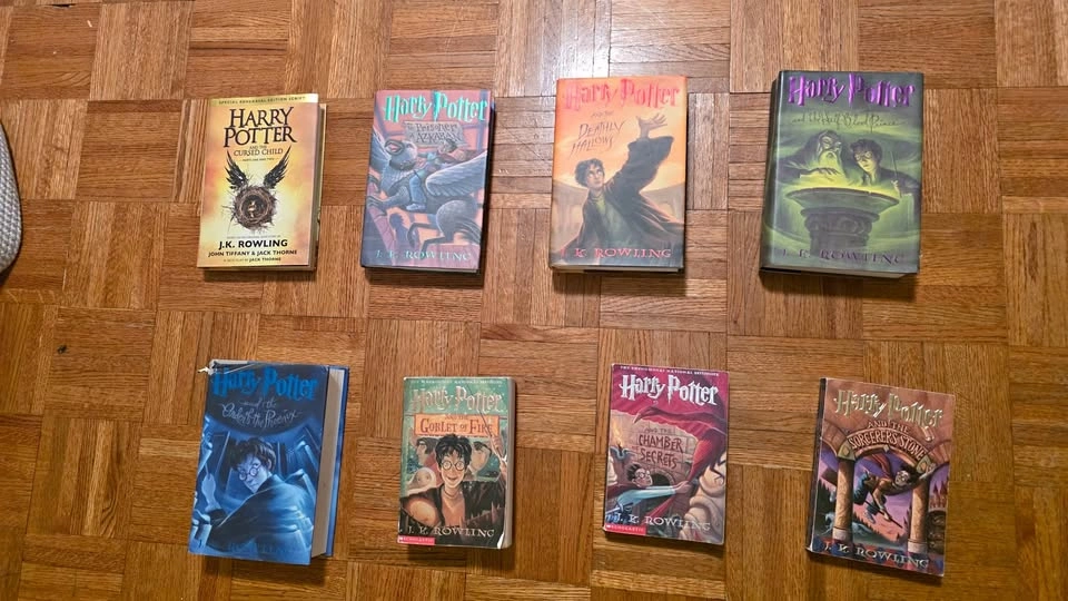 Harry Potter Book Collection (8 Books) - Hardcover & Paperback