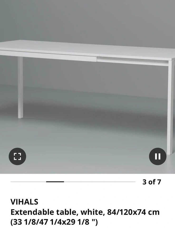 IKEA Vihals extendable table. New, already assembled! - photo 2