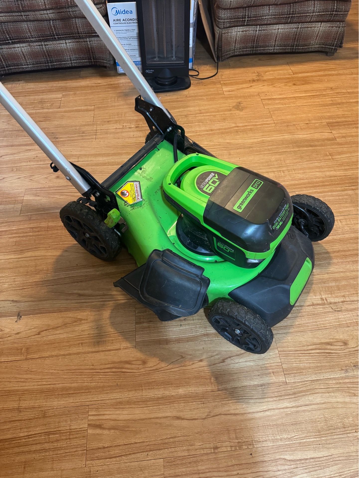 Greenworks Pro ultra power 60 v mower - photo 2
