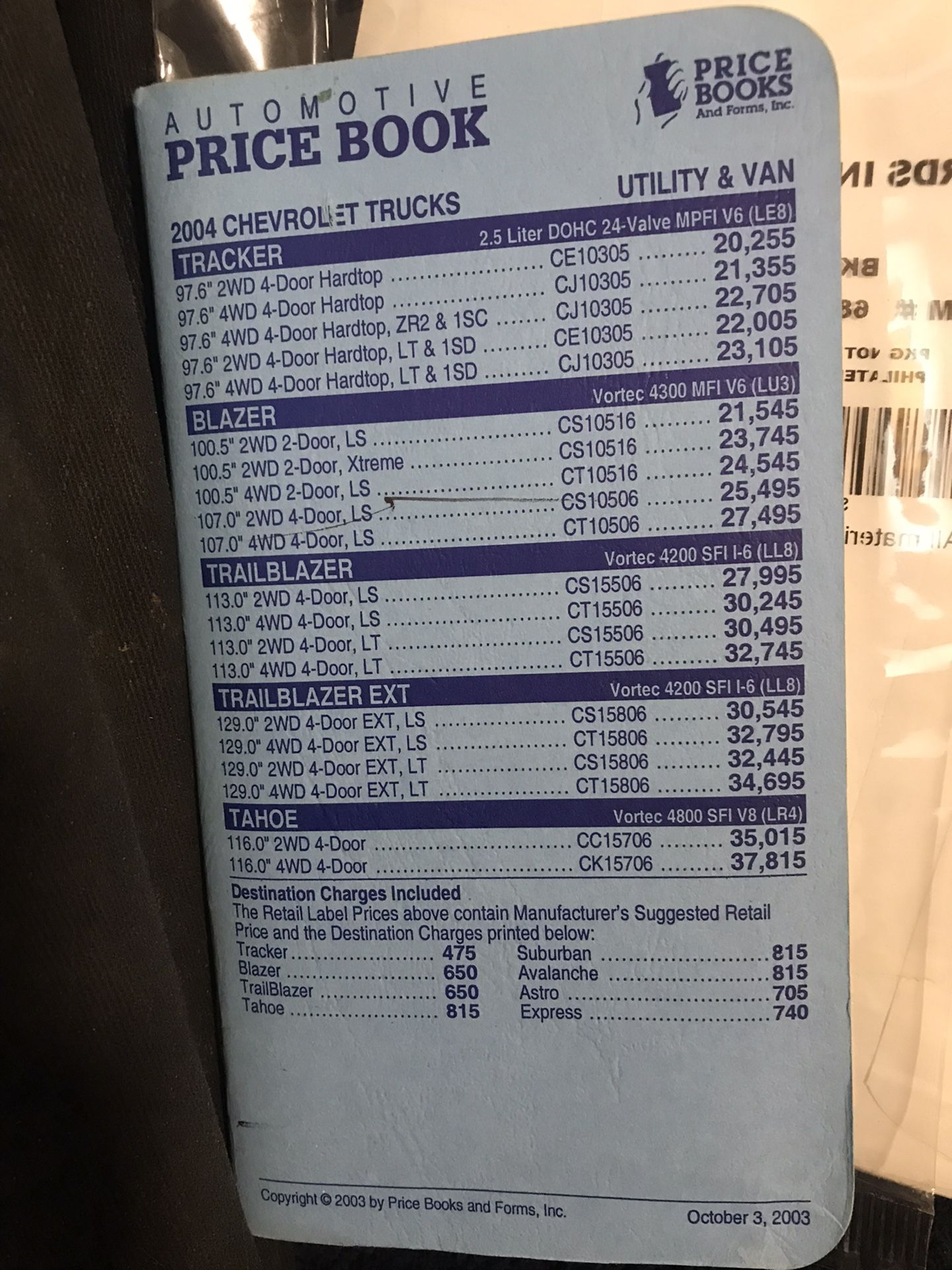 Chevrolet Dealer Books - photo 5