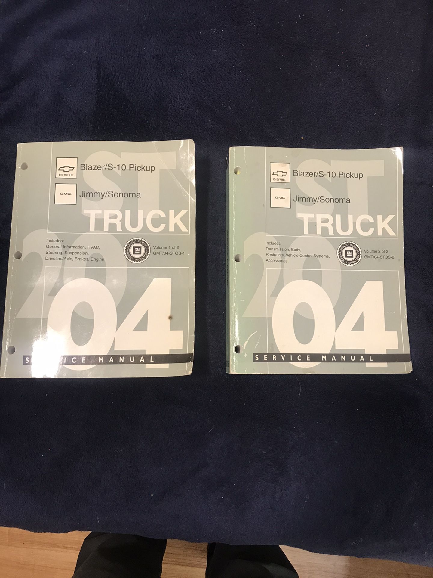 2004 Chevrolet Blazer Shop Manuals
