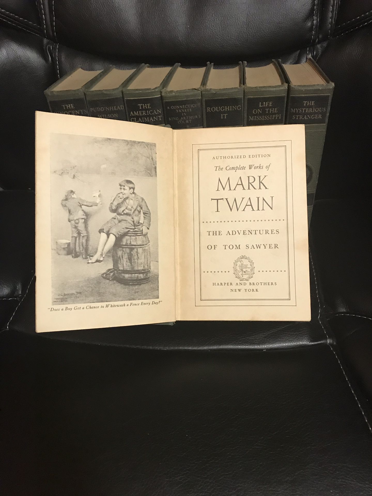 Old Mark Twain books - photo 2