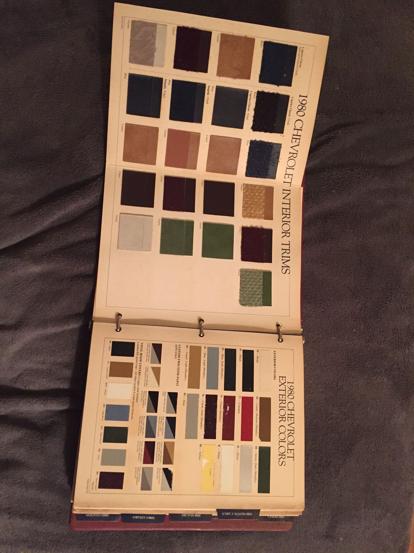 1980 Chevrolet dealer specifications book - photo 2