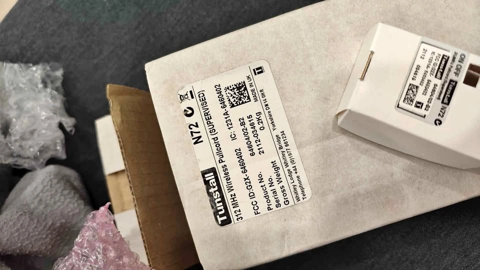 Tunstall 312mhz wireless pullcord