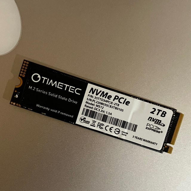 Timetec 2TB NVMe PCIe M.2 SSD