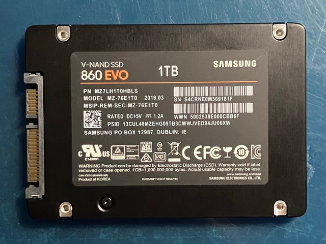 Samsung 860 EVO 1TB SSD