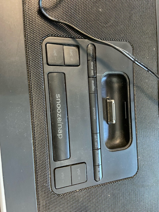 The Sharper Image Alarm Clock Dock - photo 2