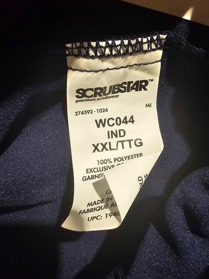 Scrubstar Core Essentials Drawstring Scrub Pants XXL-Blue - photo 4