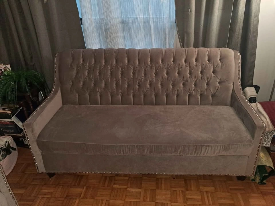 Velvet Sofa & Loveseat Set - photo 2