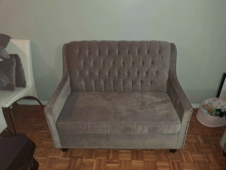 Velvet Sofa & Loveseat Set - photo 4